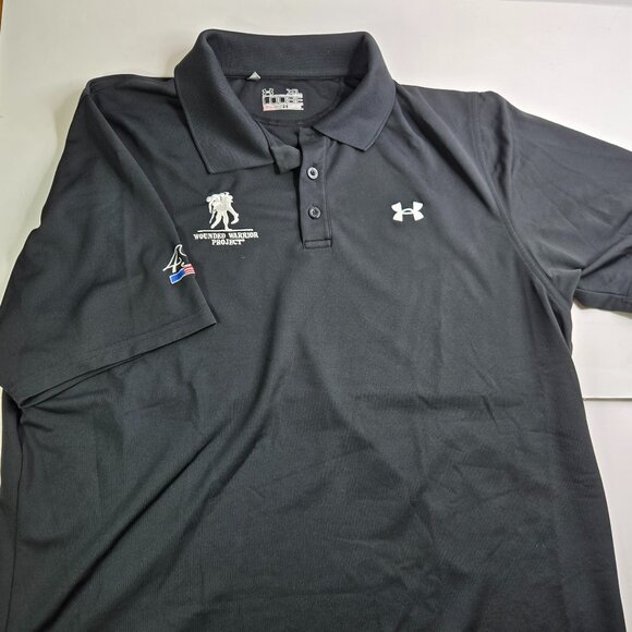 Under Armour Mens XL Wounded Warrior Project Polo - Picture 1 of 13